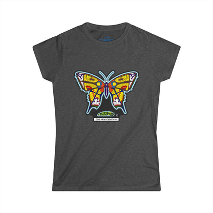 Colorful Butterfly Women's Softstyle Tee