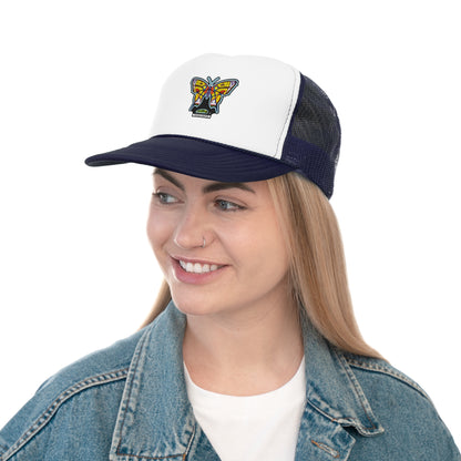 Butterfly Snapback Hat – Flat Bill Cap with Adjustable Fit & Bold Embroidered Patch