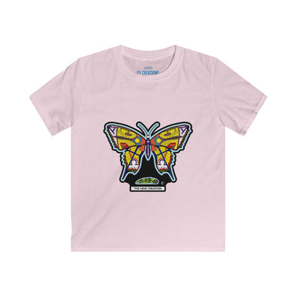 Colorful Butterfly Kids T-Shirt – Soft Cotton Tee for Playful Expression & Symbolic Style