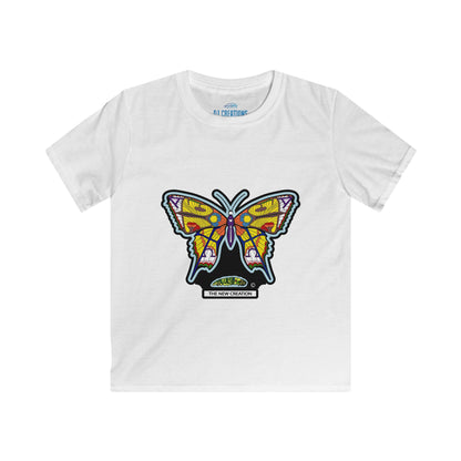 Colorful Butterfly Kids T-Shirt – Soft Cotton Tee for Playful Expression & Symbolic Style