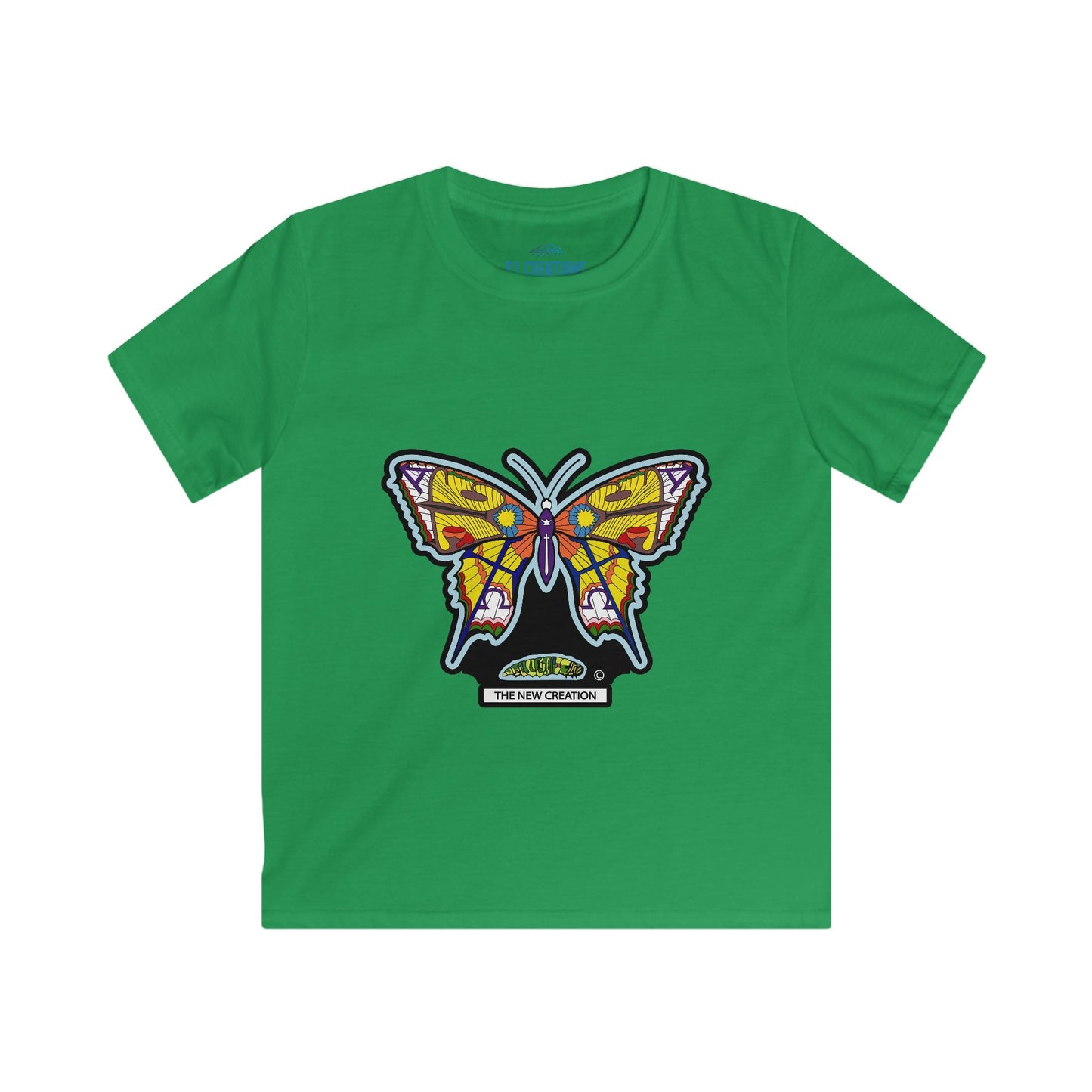Colorful Butterfly Kids T-Shirt – Soft Cotton Tee for Playful Expression & Symbolic Style