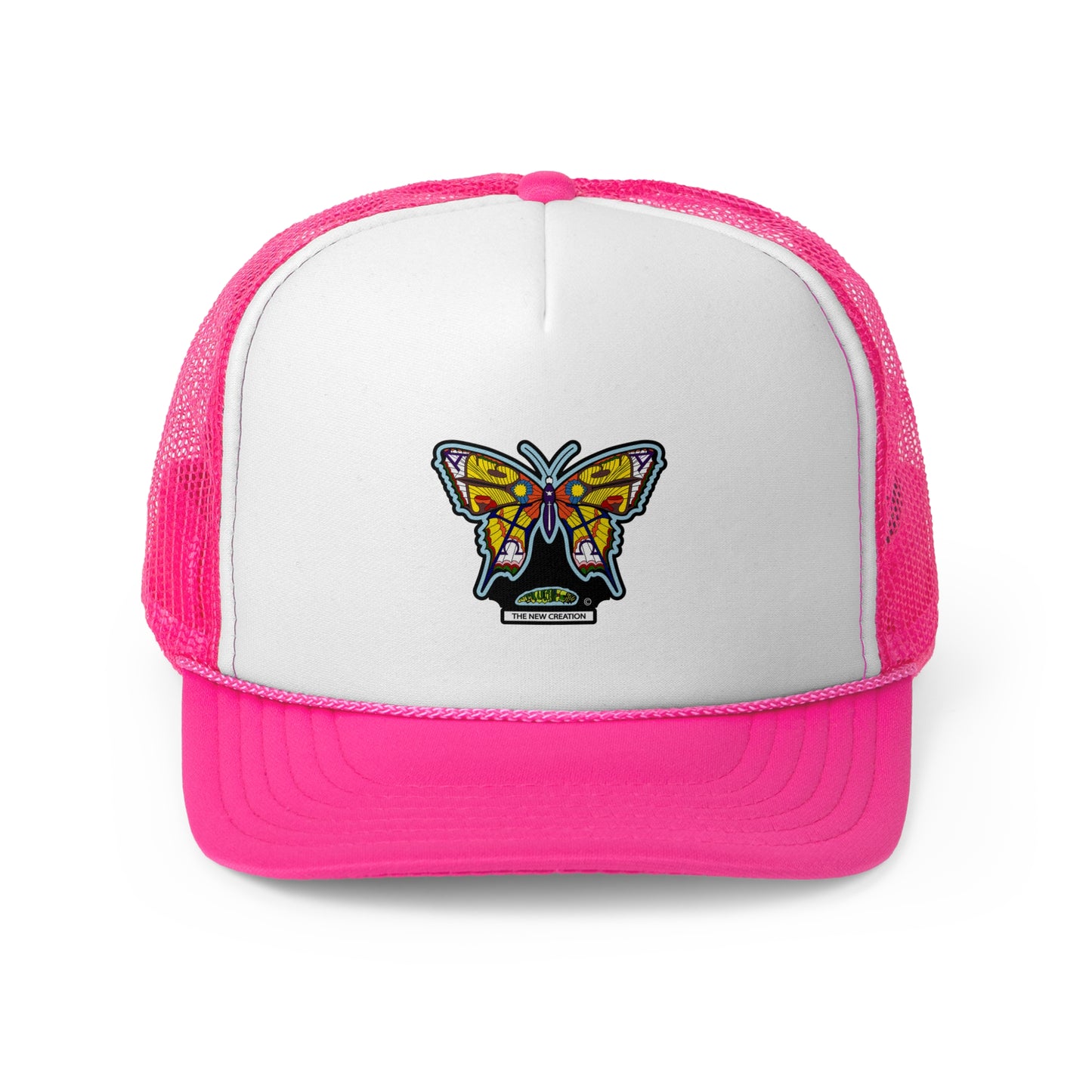 Butterfly Snapback Hat – Flat Bill Cap with Adjustable Fit & Bold Embroidered Patch