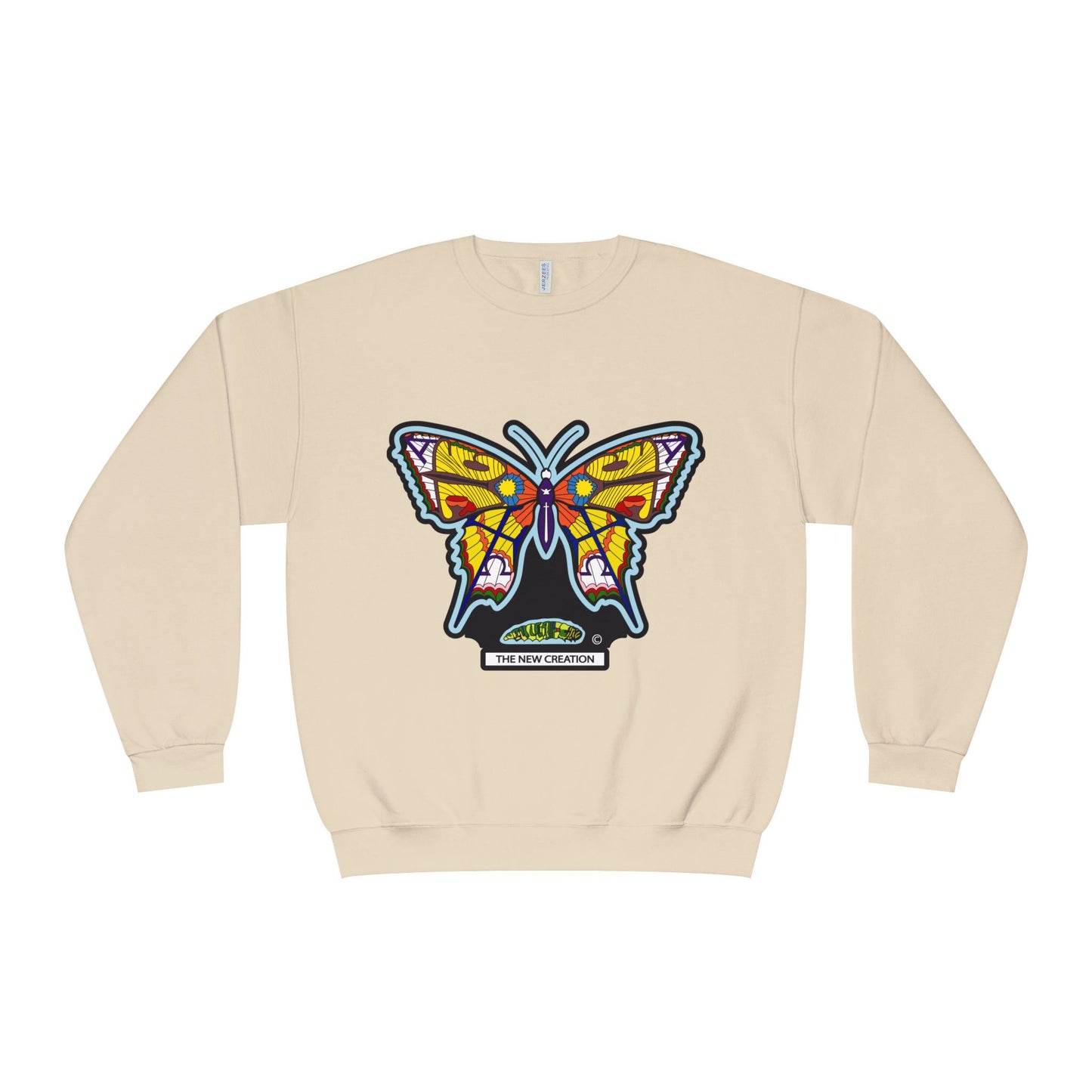 Butterfly Art Unisex Crewneck Sweatshirt, Cozy Butterflies Gift, Spring Apparel, Nature Lover Sweatshirt, Unique Graphic Sweatshirt