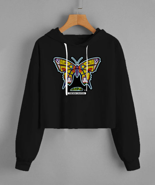Lady'S Cropped Hoodie | Independent Trading Co. AFX64CRP